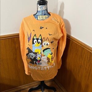 Bluey Fangtastic Long Sleeve Halloween T-Shirt